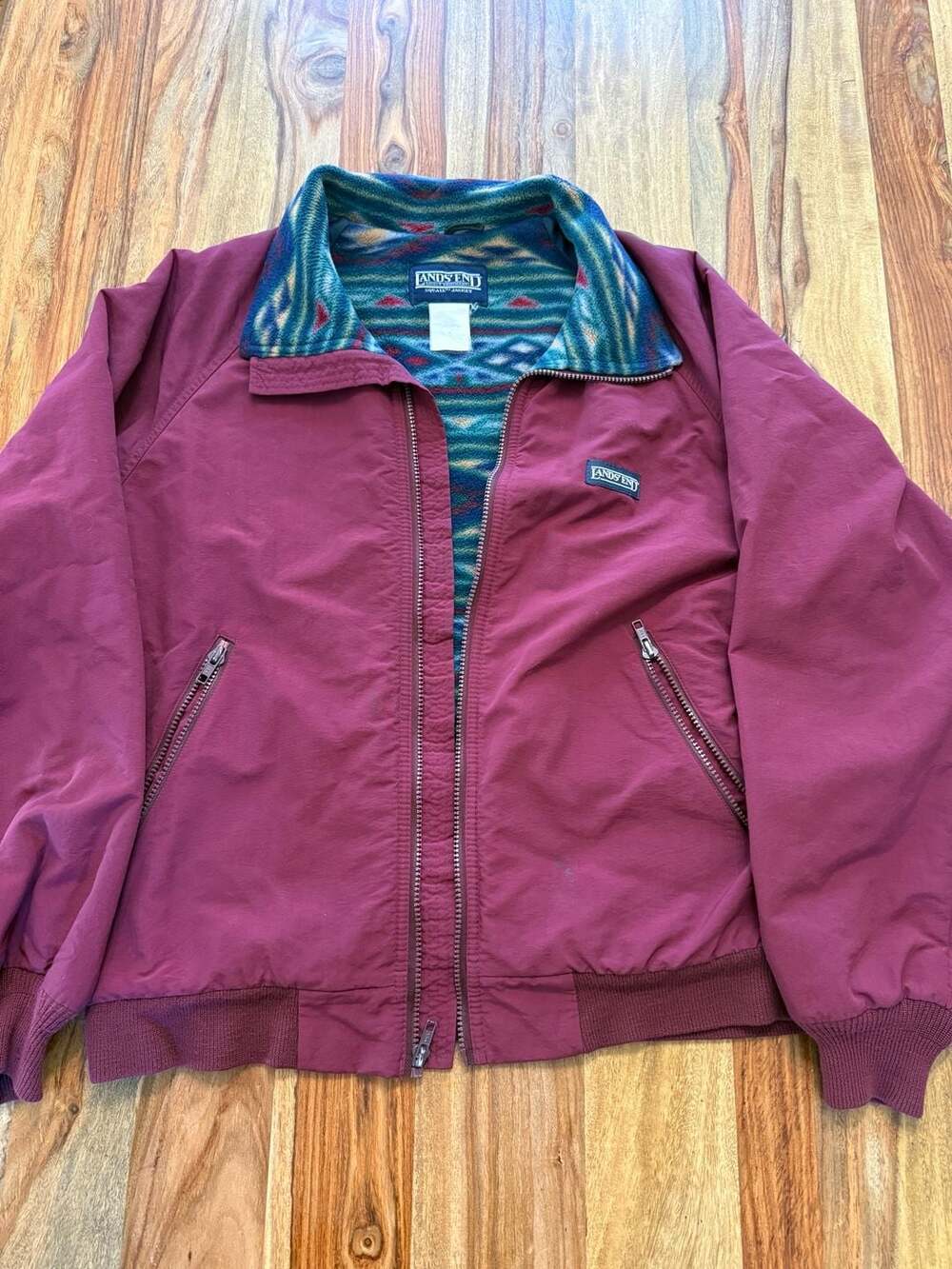 Vintage Lands' End Squall Jacket Size M